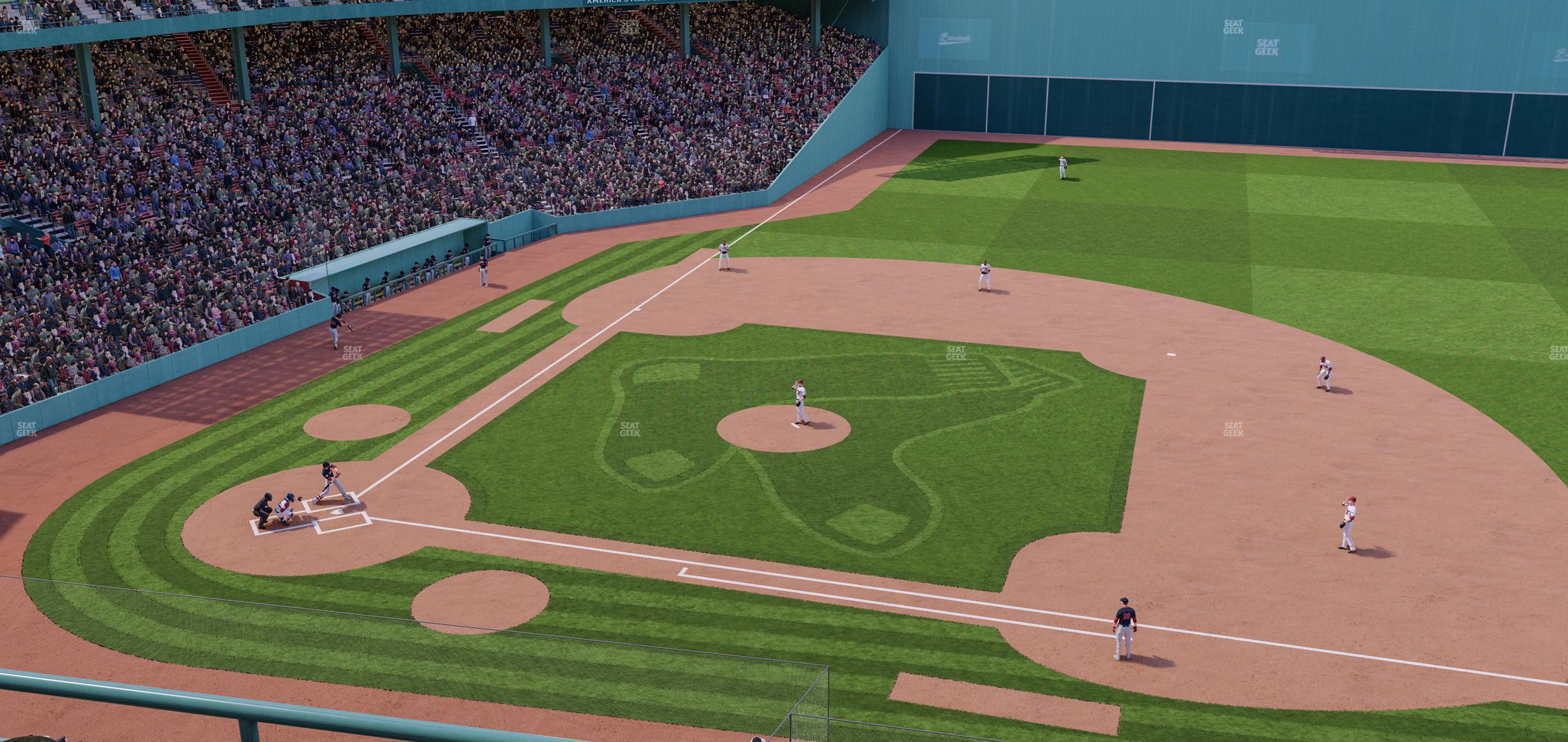 Seating view for Fenway Park Section Aura Pavilion 7