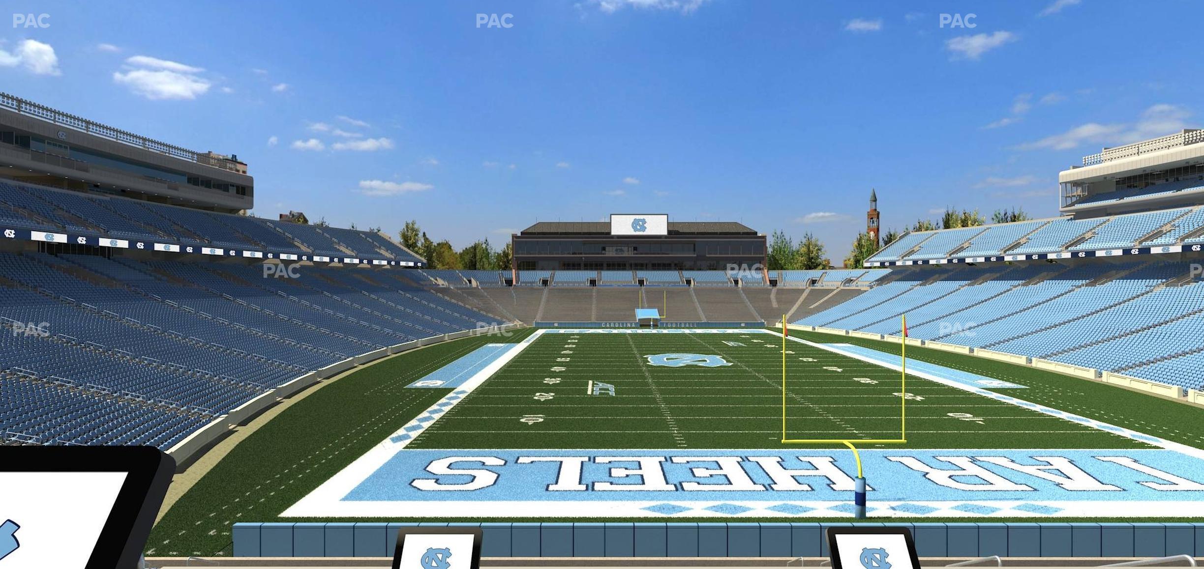 Seating view for Kenan Memorial Stadium Section 134