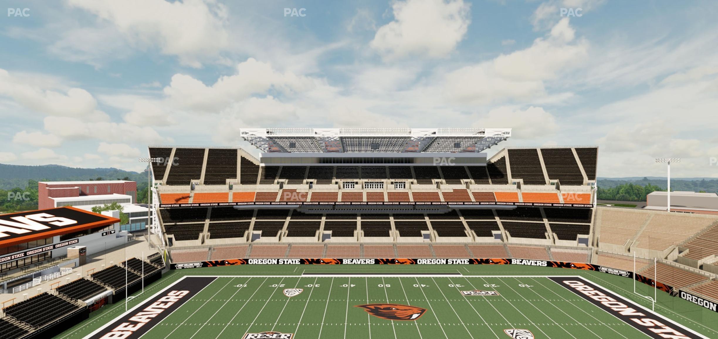 Seating view for Reser Stadium Section 333