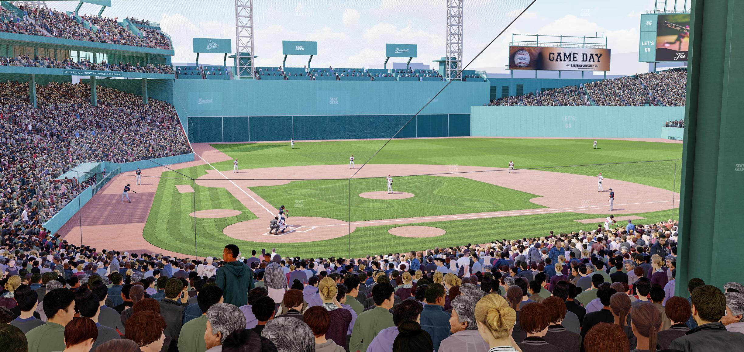 Seating view for Fenway Park Section Grandstand 18