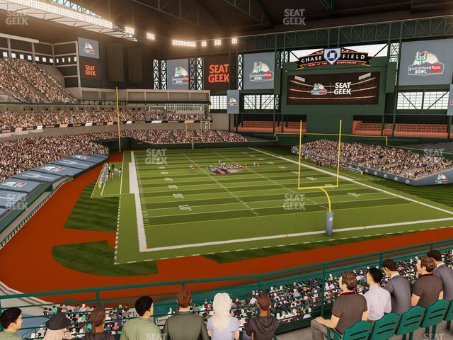 Seating view for Chase Field Section Suite 29