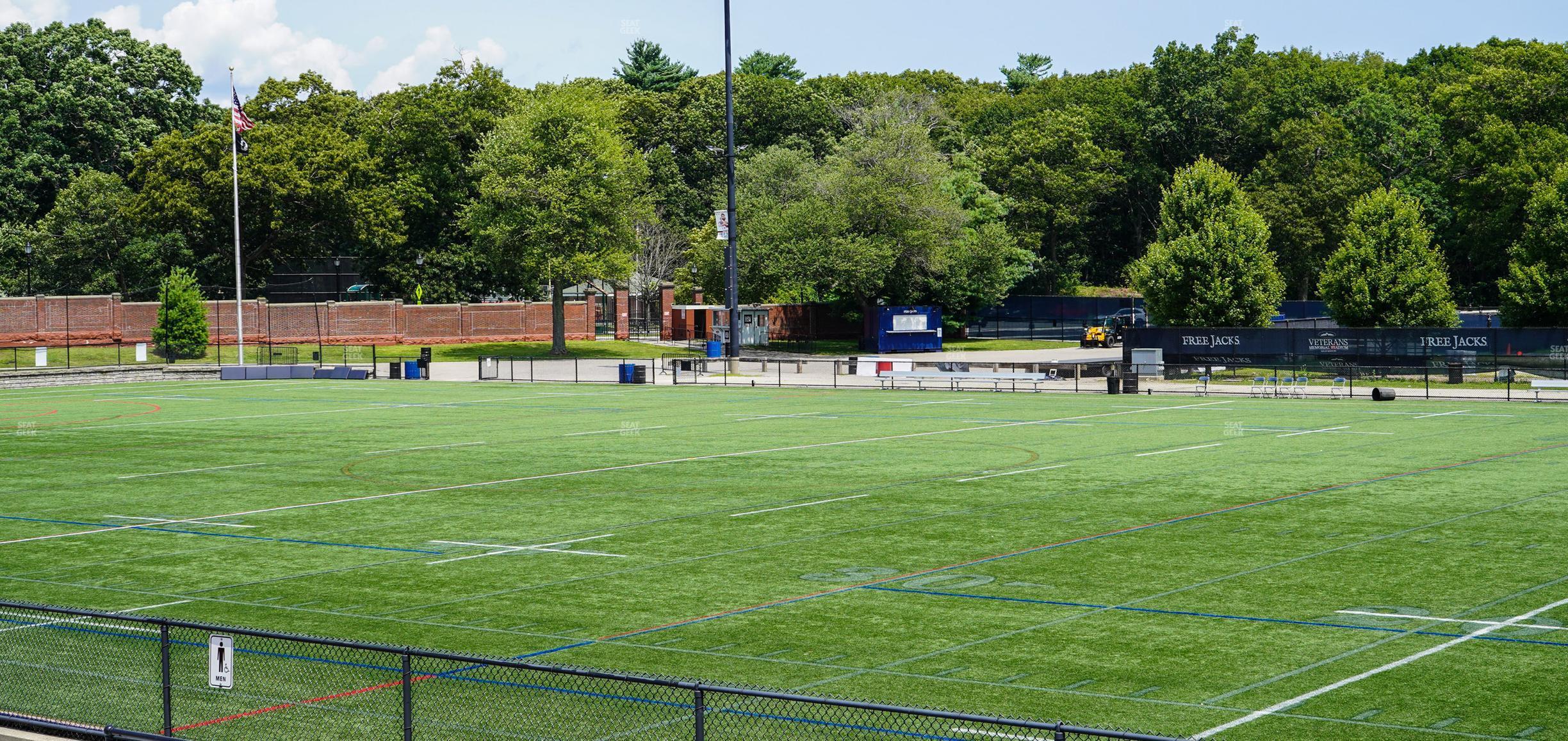 Seating view for Veterans Memorial Stadium Section The Brigade 1