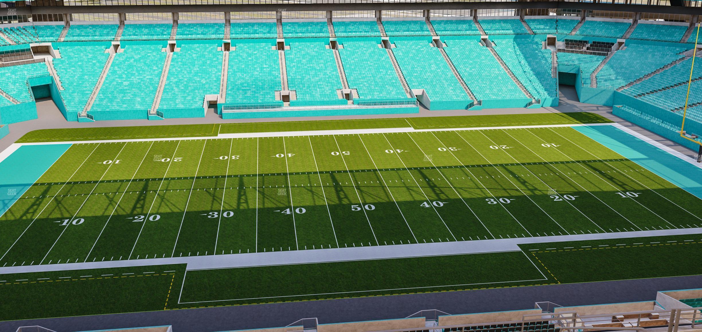 Seating view for Hard Rock Stadium Section 347