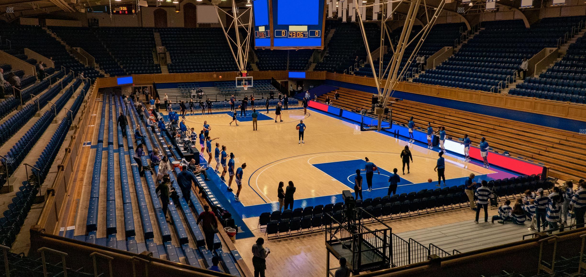 Seating view for Cameron Indoor Stadium Section 9