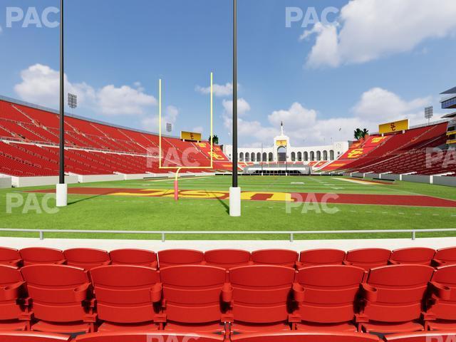 Seating view for Los Angeles Memorial Coliseum Section 113