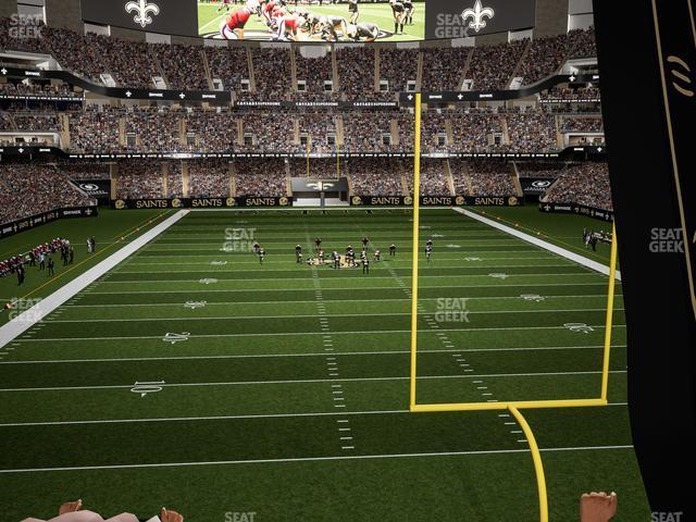 Seating view for Caesars Superdome Section 201