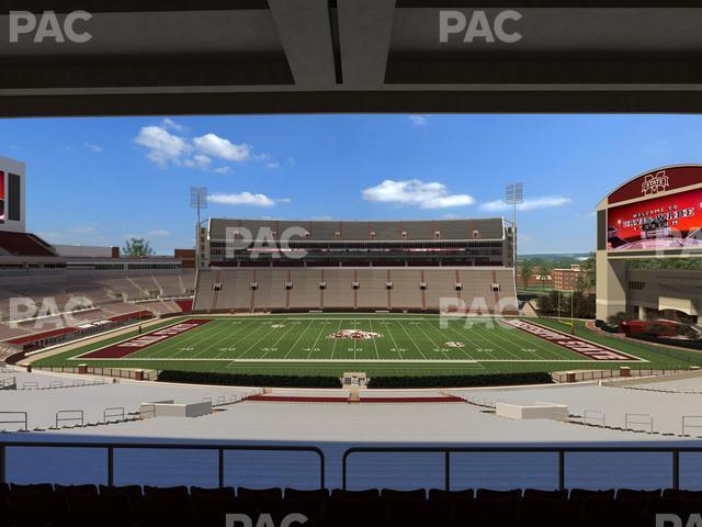 Seating view for Davis Wade Stadium Section 107