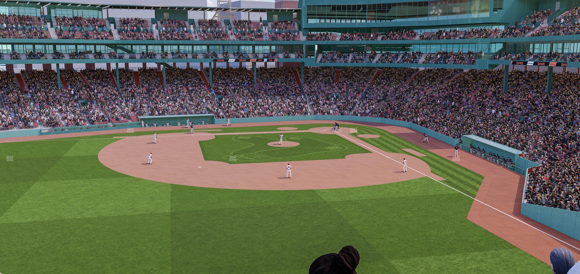 Seating view for Fenway Park Section Green Monster 5