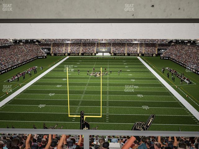 Seating view for Caesars Superdome Section Suite 389