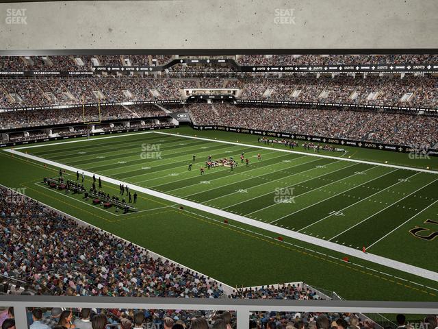 Seating view for Caesars Superdome Section Suite 358