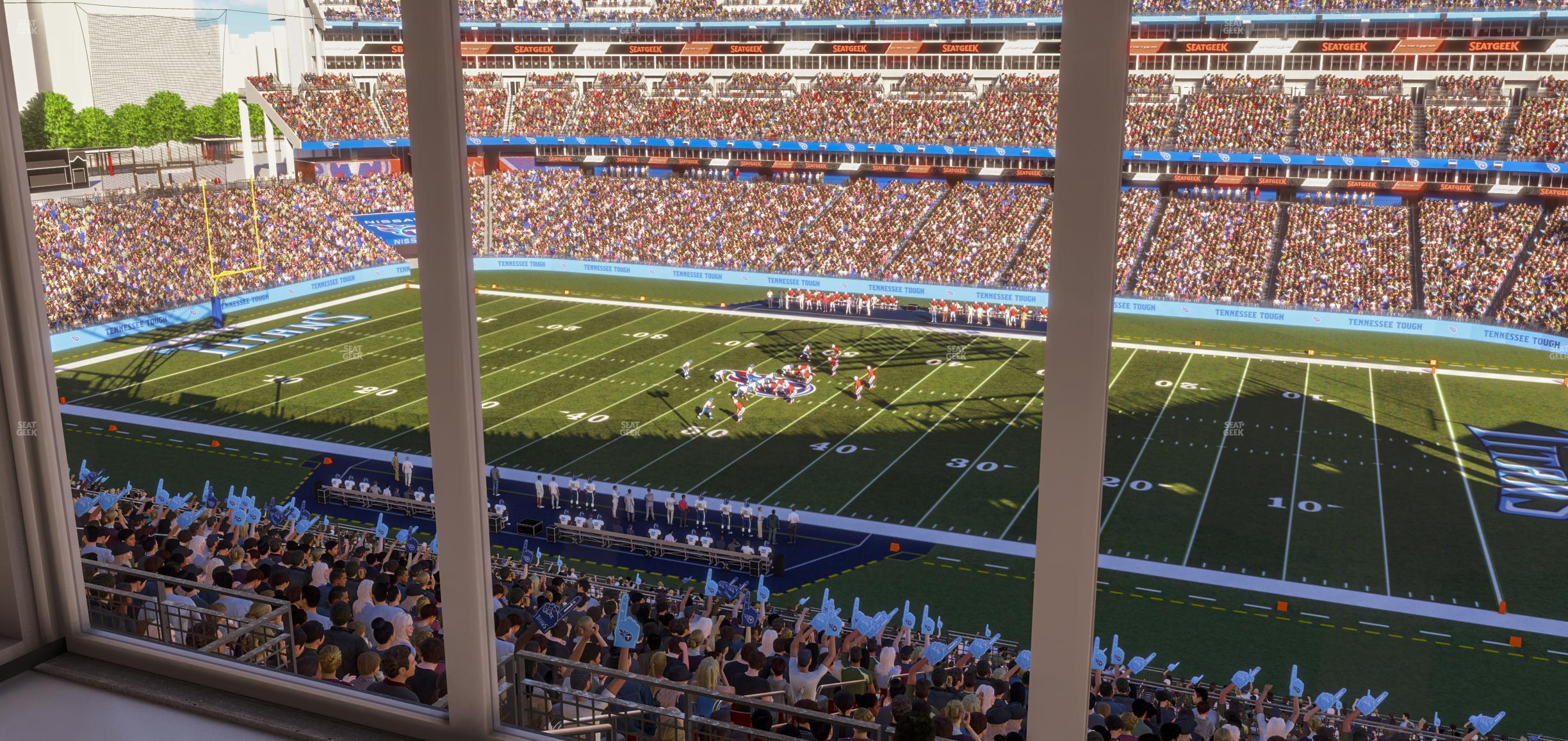 Seating view for Nissan Stadium Section Suite 562 W