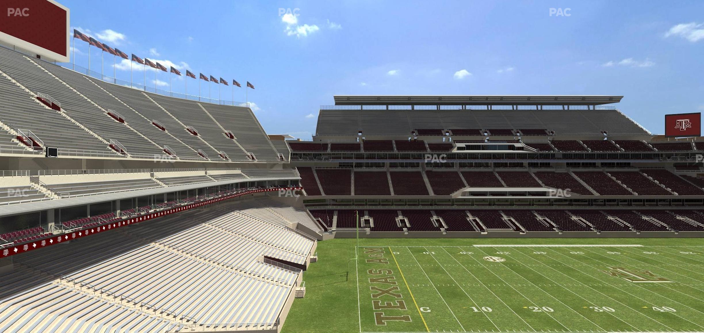 Seating view for Kyle Field Section 239