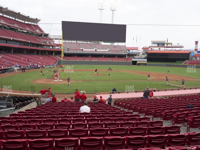 Seating view for Great American Ball Park Section 127