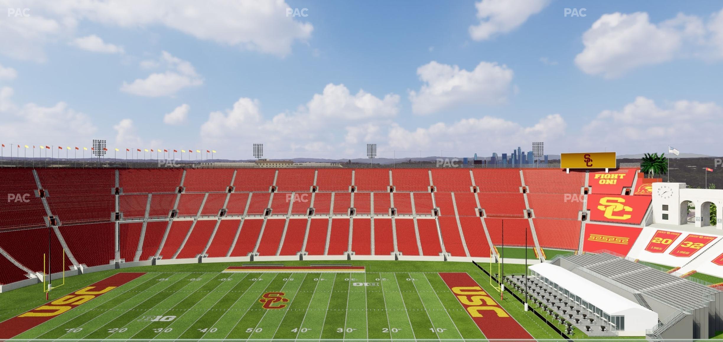 Seating view for Los Angeles Memorial Coliseum Section Suite 507