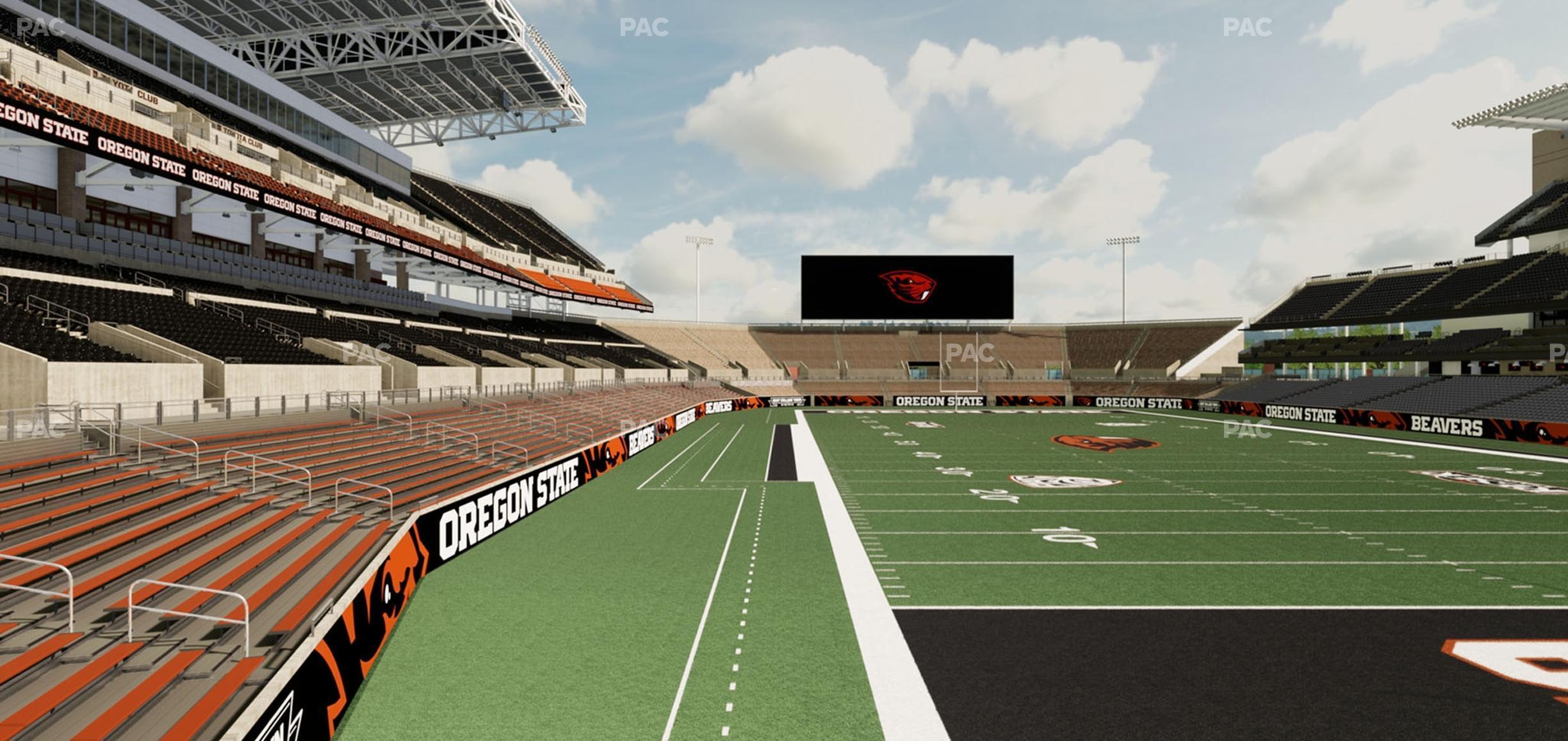 Seating view for Reser Stadium Section 141