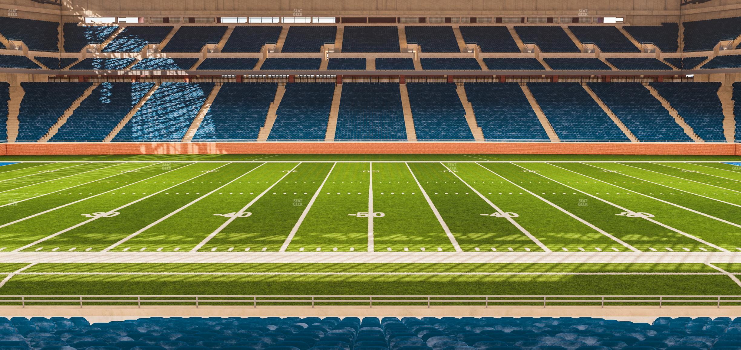 Seating view for Ford Field Section 106