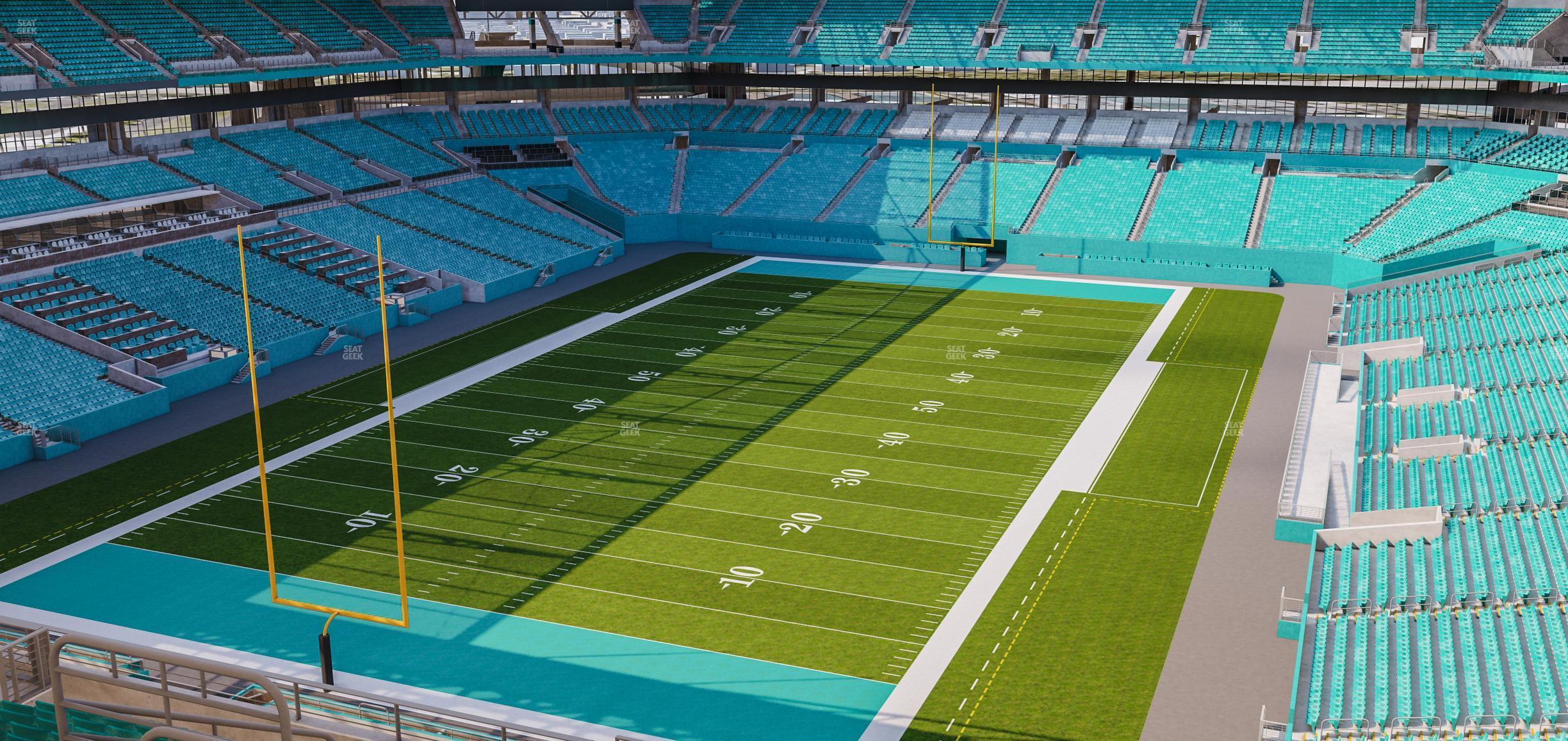 Seating view for Hard Rock Stadium Section 329