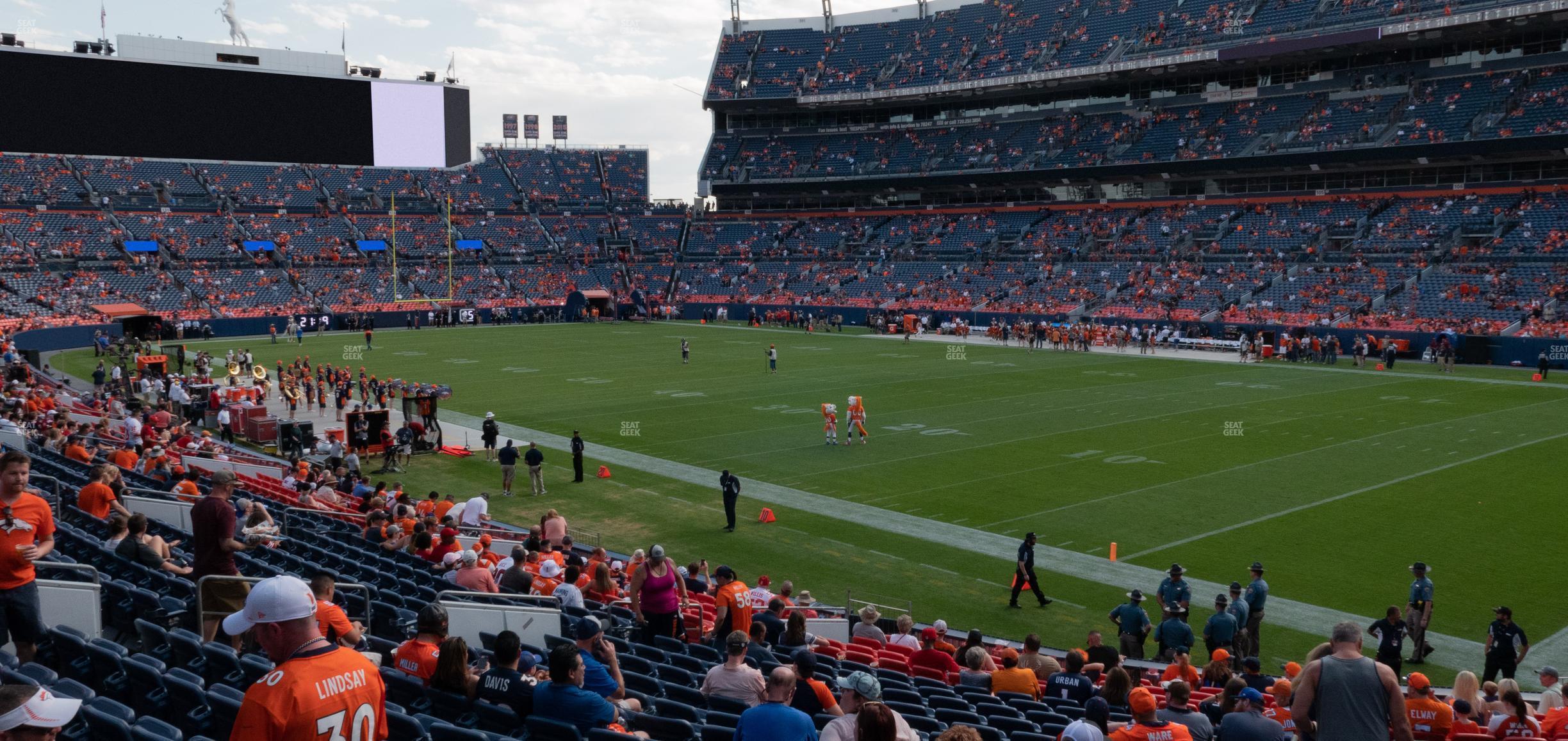 Seating view for Empower Field at Mile High Section 118