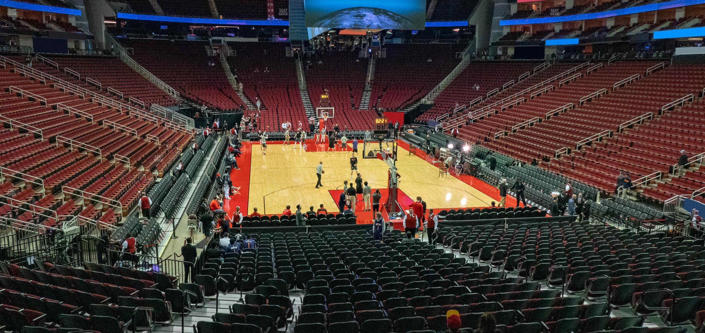 Seating view for Toyota Center Section 101