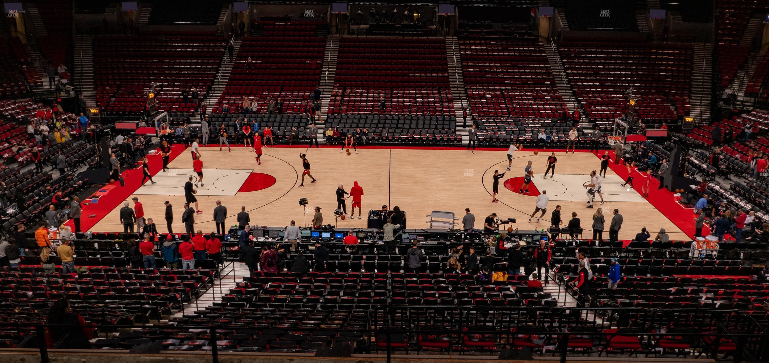 Seating view for Moda Center Section 201