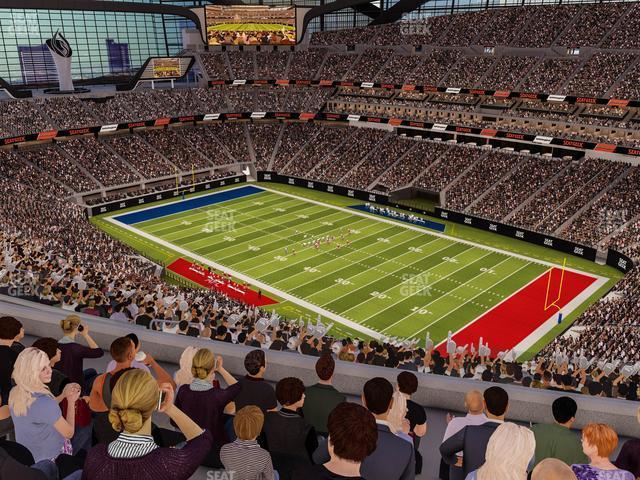 Seating view for Allegiant Stadium Section 432