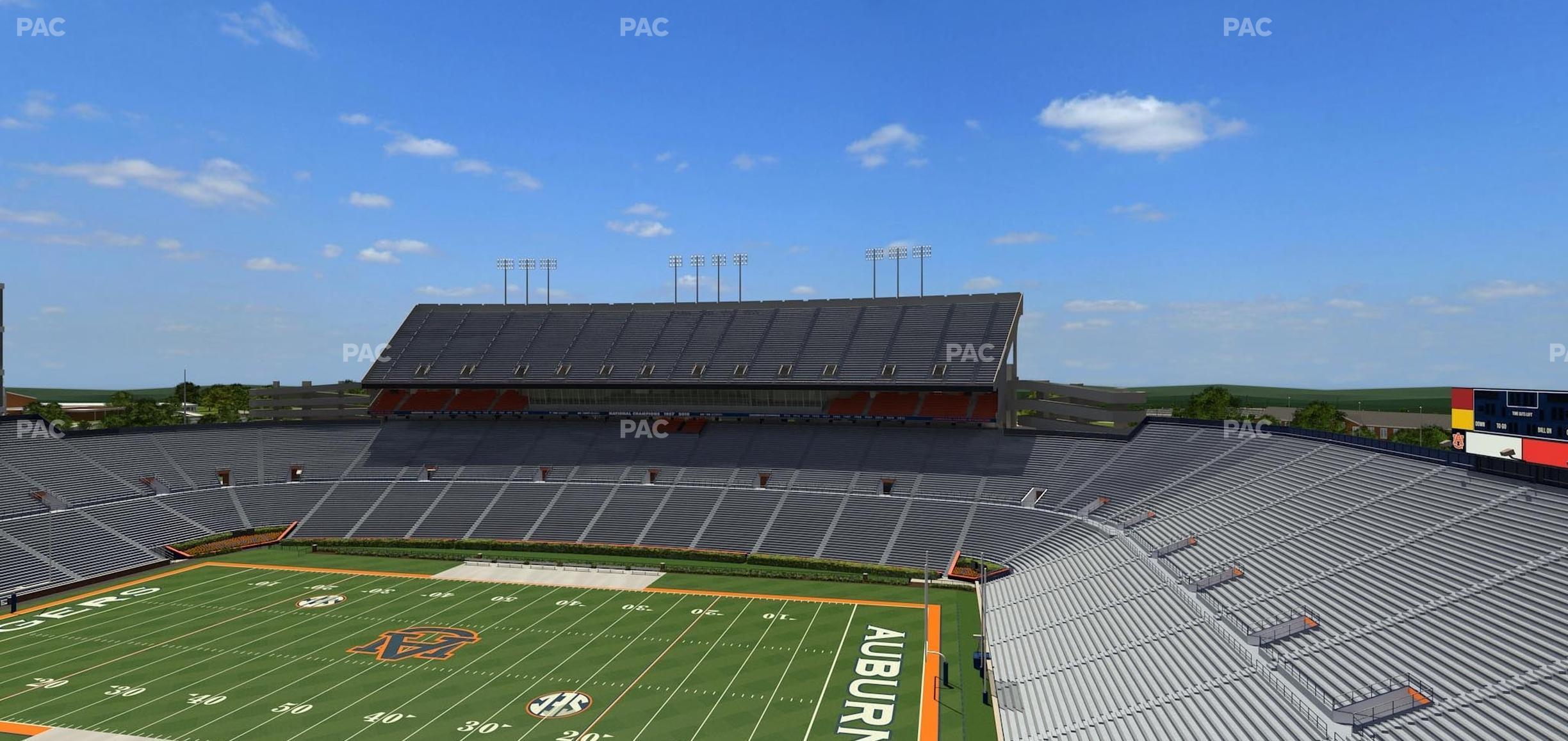 Seating view for Jordan-Hare Stadium Section 112