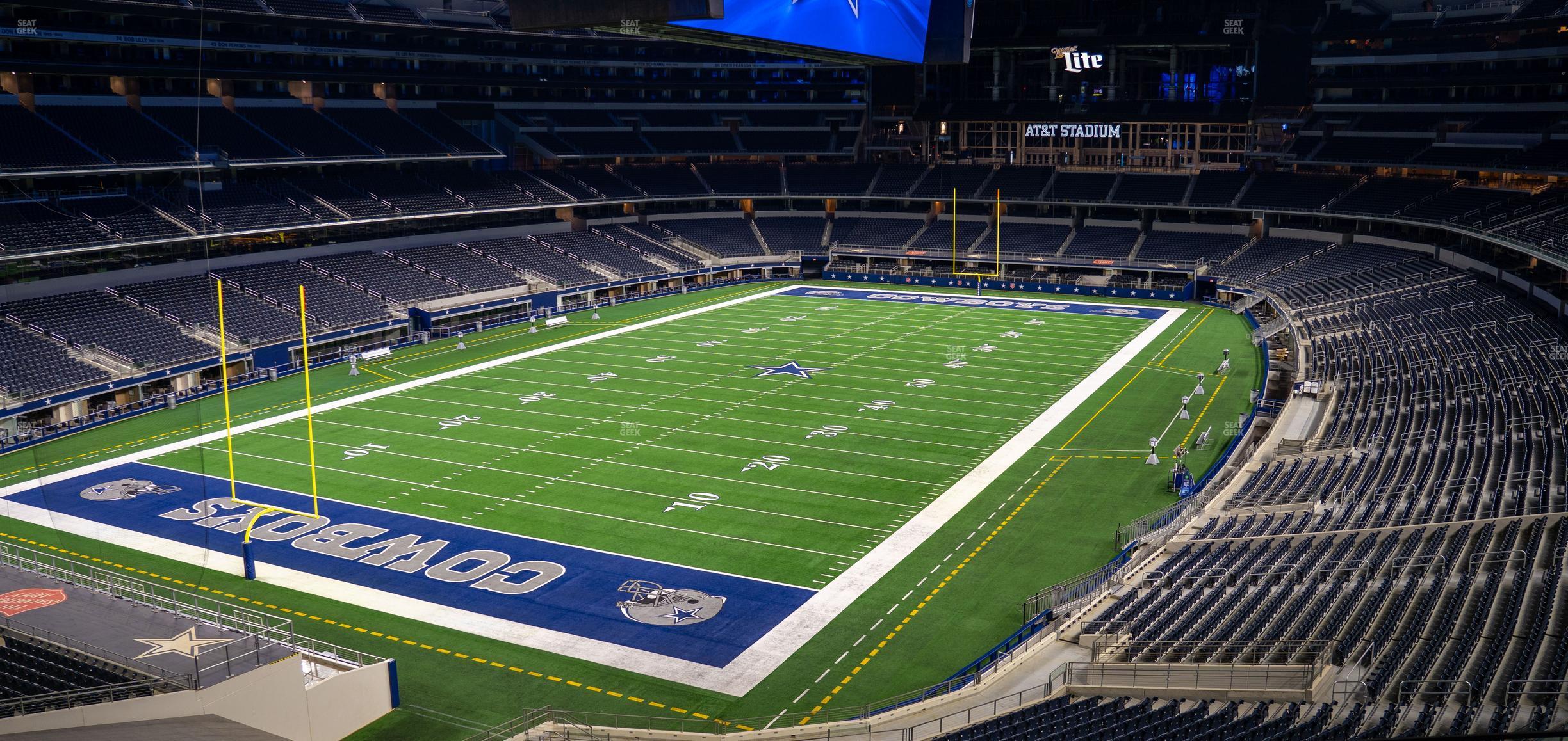 Seating view for AT&T Stadium Section 344