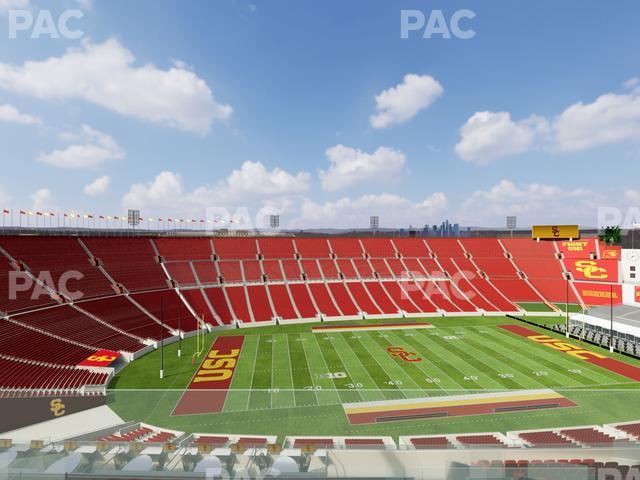 Seating view for Los Angeles Memorial Coliseum Section Suite 518