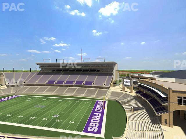 Seating view for Amon G Carter Stadium Section 301