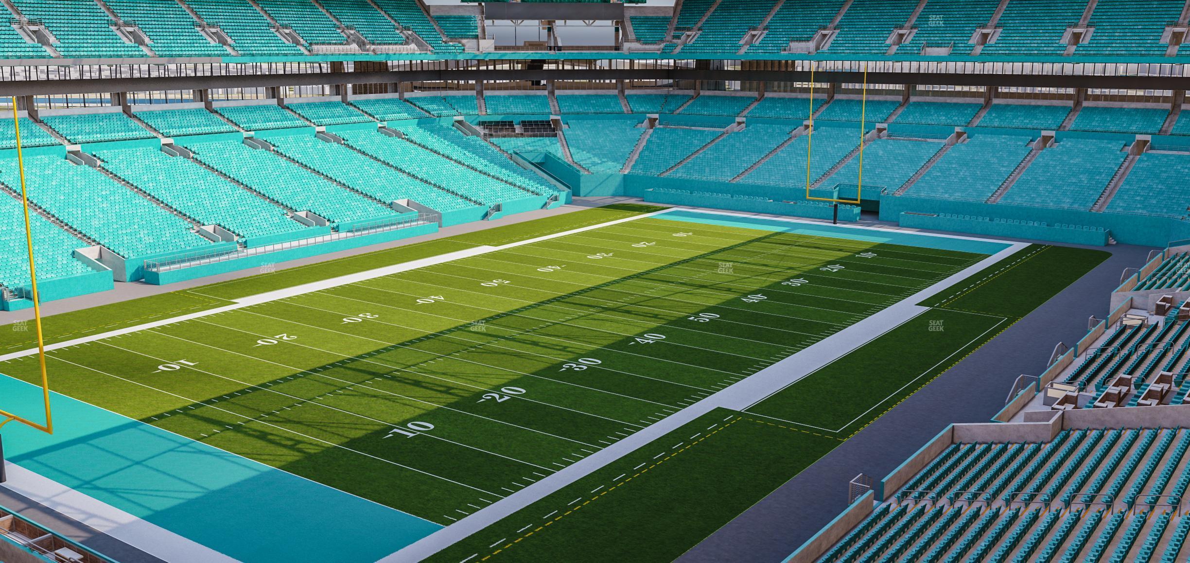 Seating view for Hard Rock Stadium Section 354