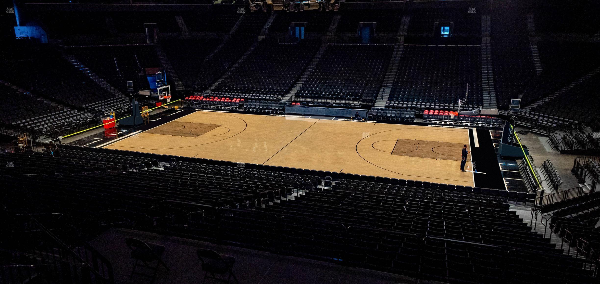 Seating view for Barclays Center Section 123