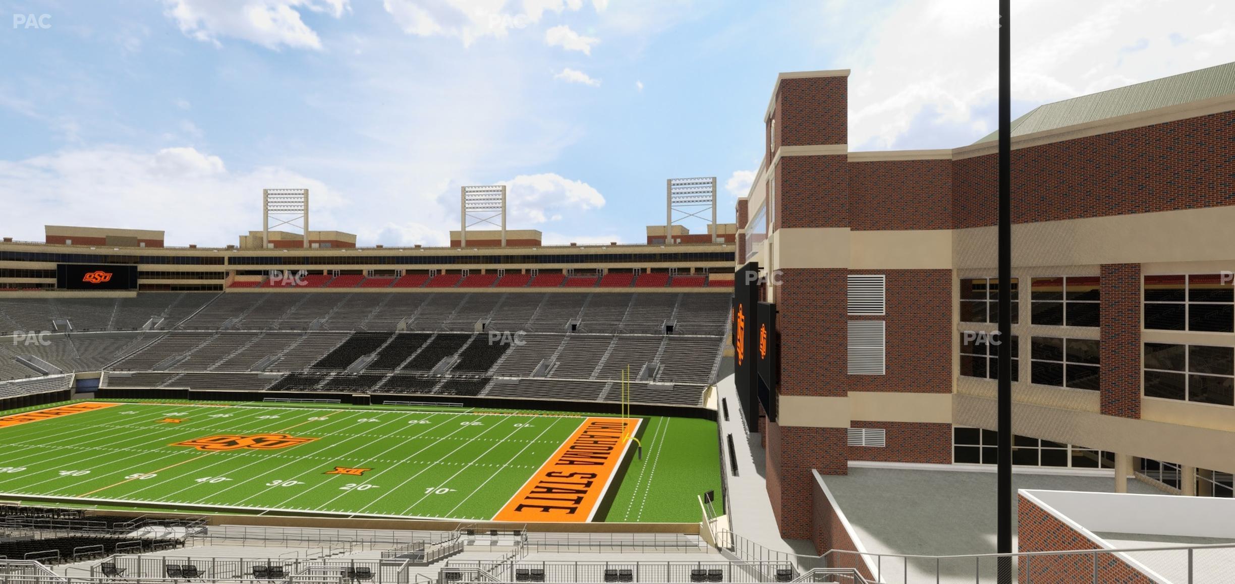 Seating view for Boone Pickens Stadium Section 201