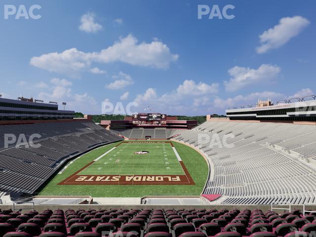 Seating view for Doak Campbell Stadium Section Club 320