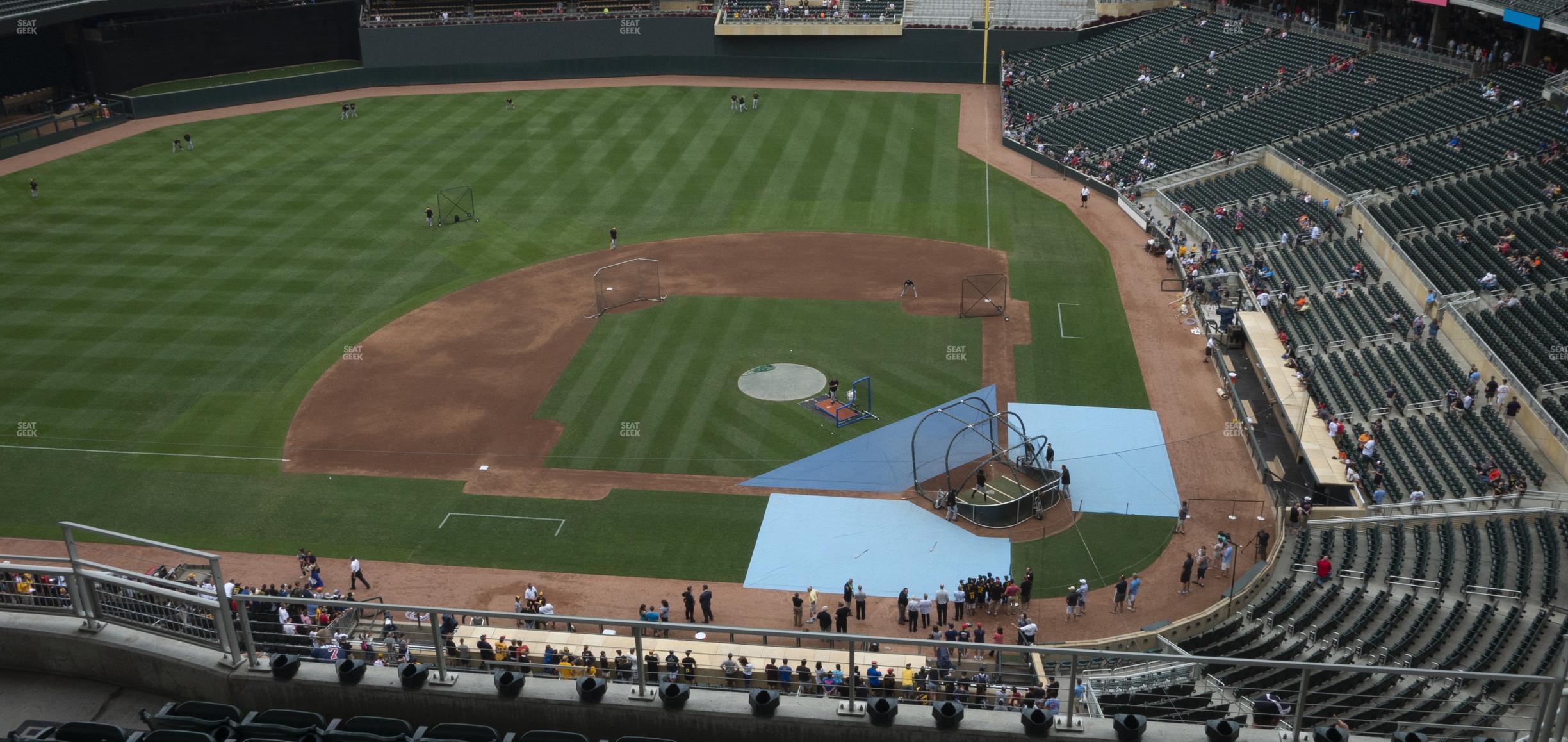 Seating view for Target Field Section 319