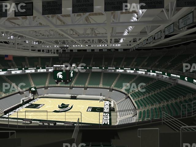 Seating view for Jack Breslin Student Events Center Section 207