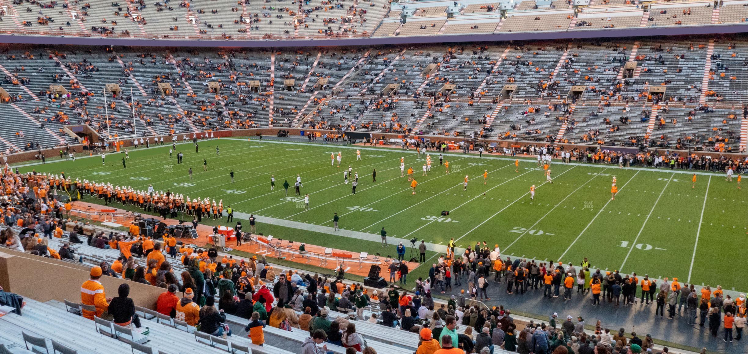 Seating view for Neyland Stadium Section A