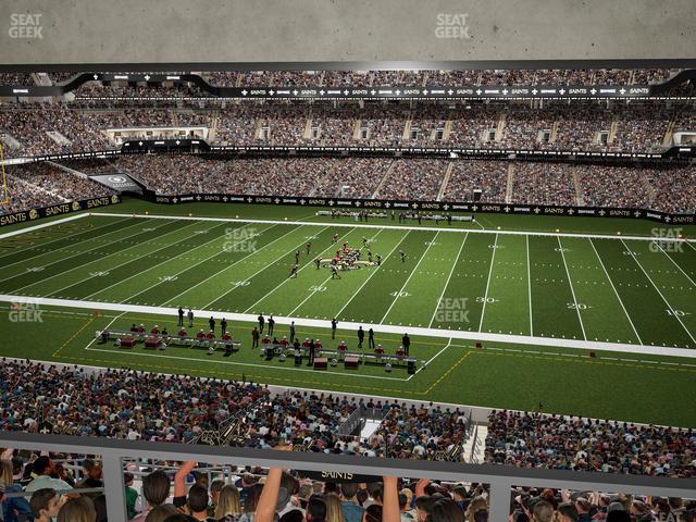 Seating view for Caesars Superdome Section Suite 321