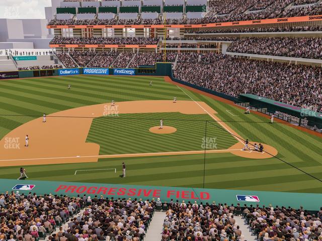 Seating view for Progressive Field Section Suite 251