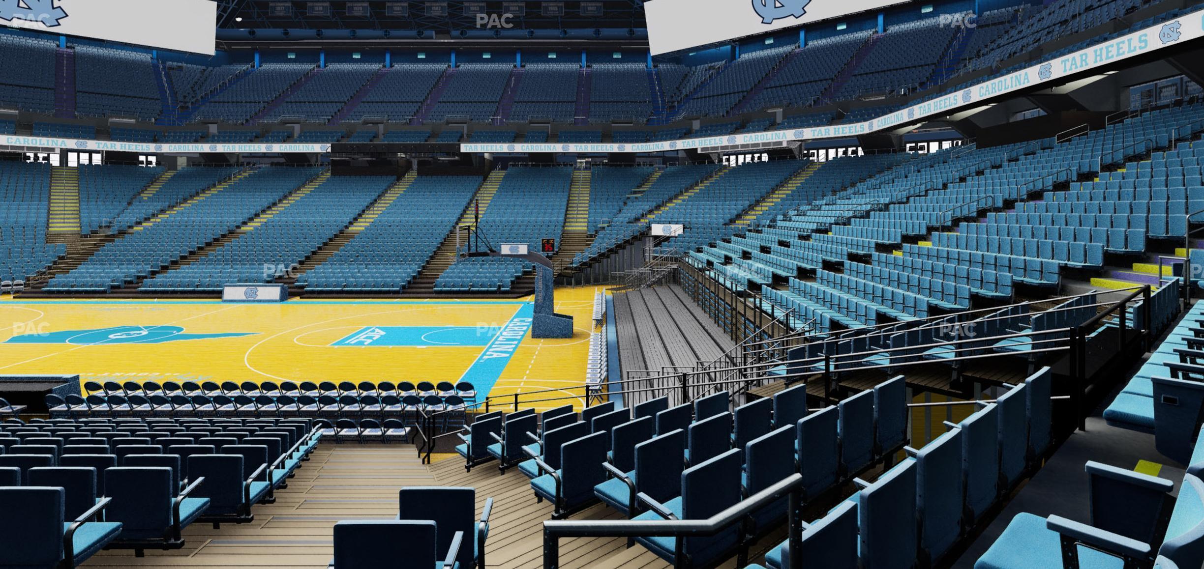 Seating view for Dean Smith Center Section 111