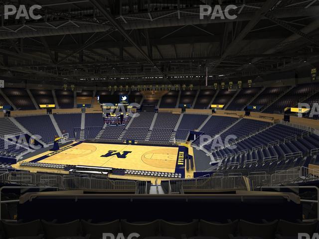 Seating view for Crisler Center Section 221