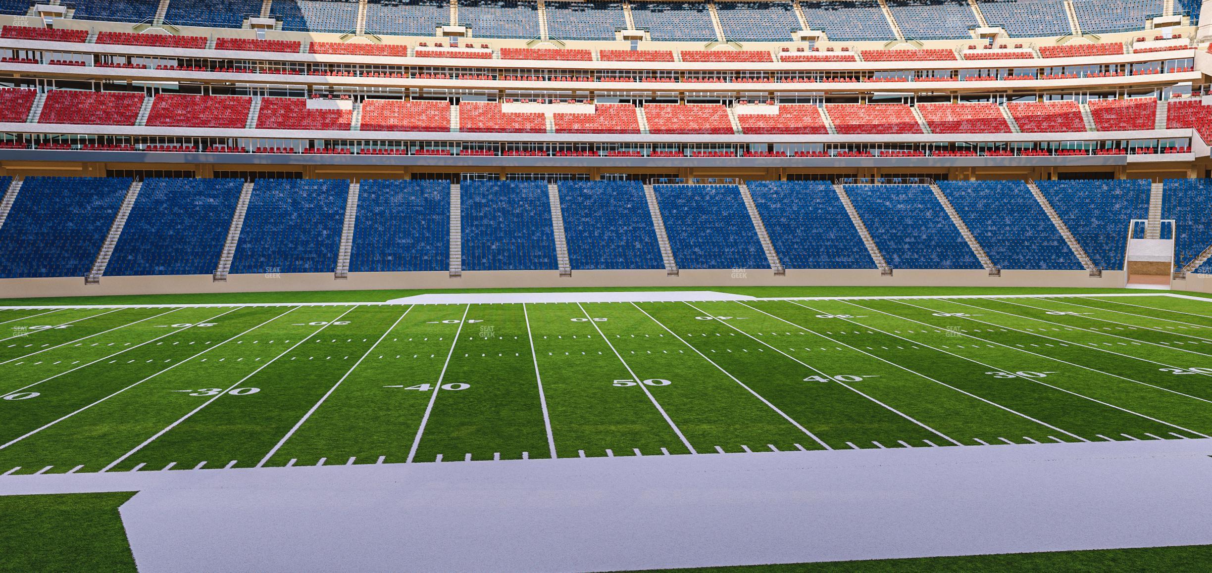 Seating view for NRG Stadium Section 127