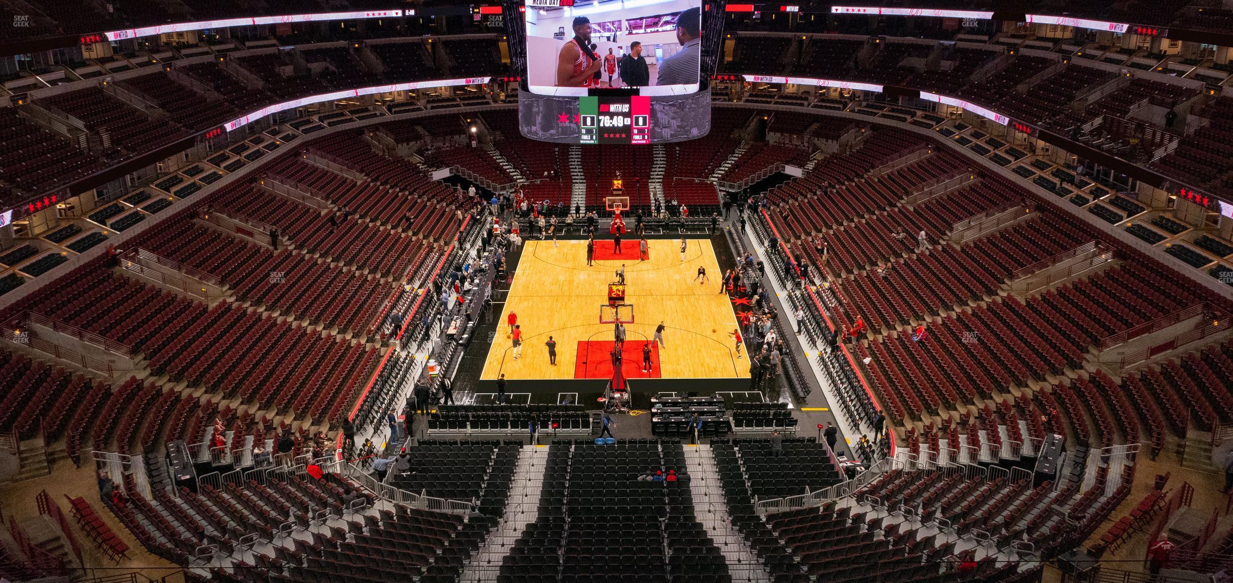 Seating view for United Center Section 326