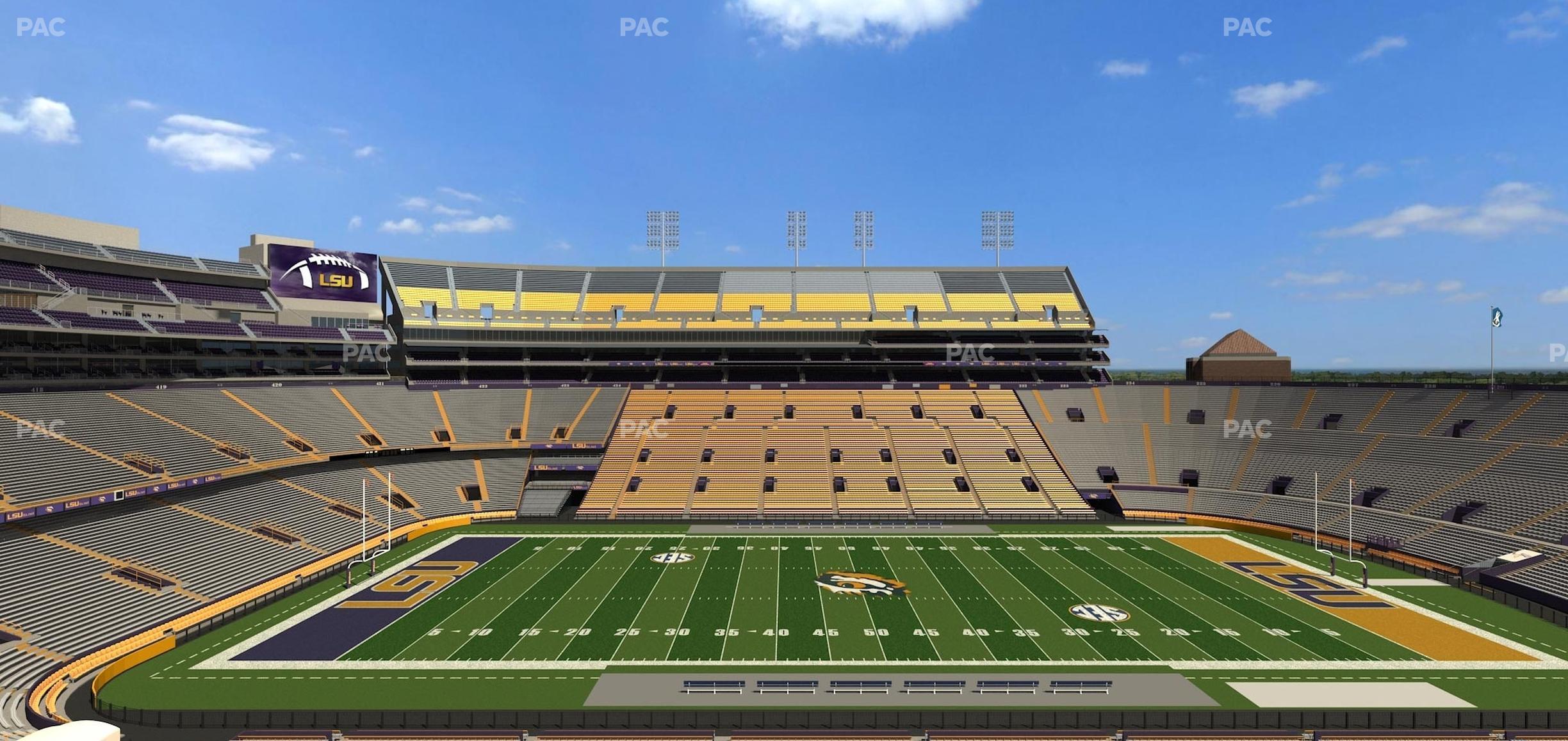 Seating view for Tiger Stadium Section Suite 115