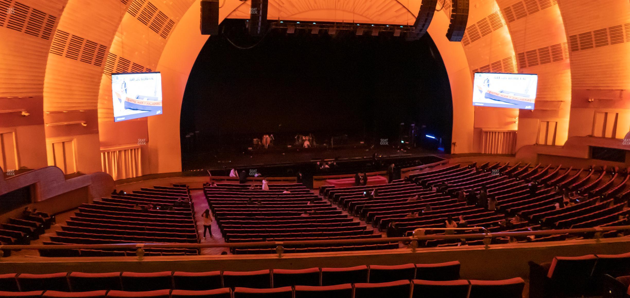 Seating view for Radio City Music Hall Section First Mezzanine 6