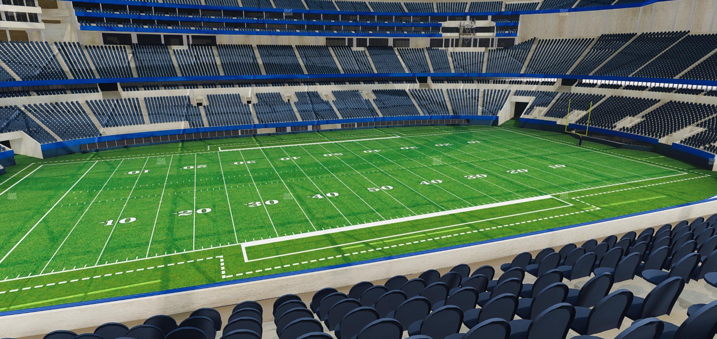 Seating view for SoFi Stadium Section Club 217