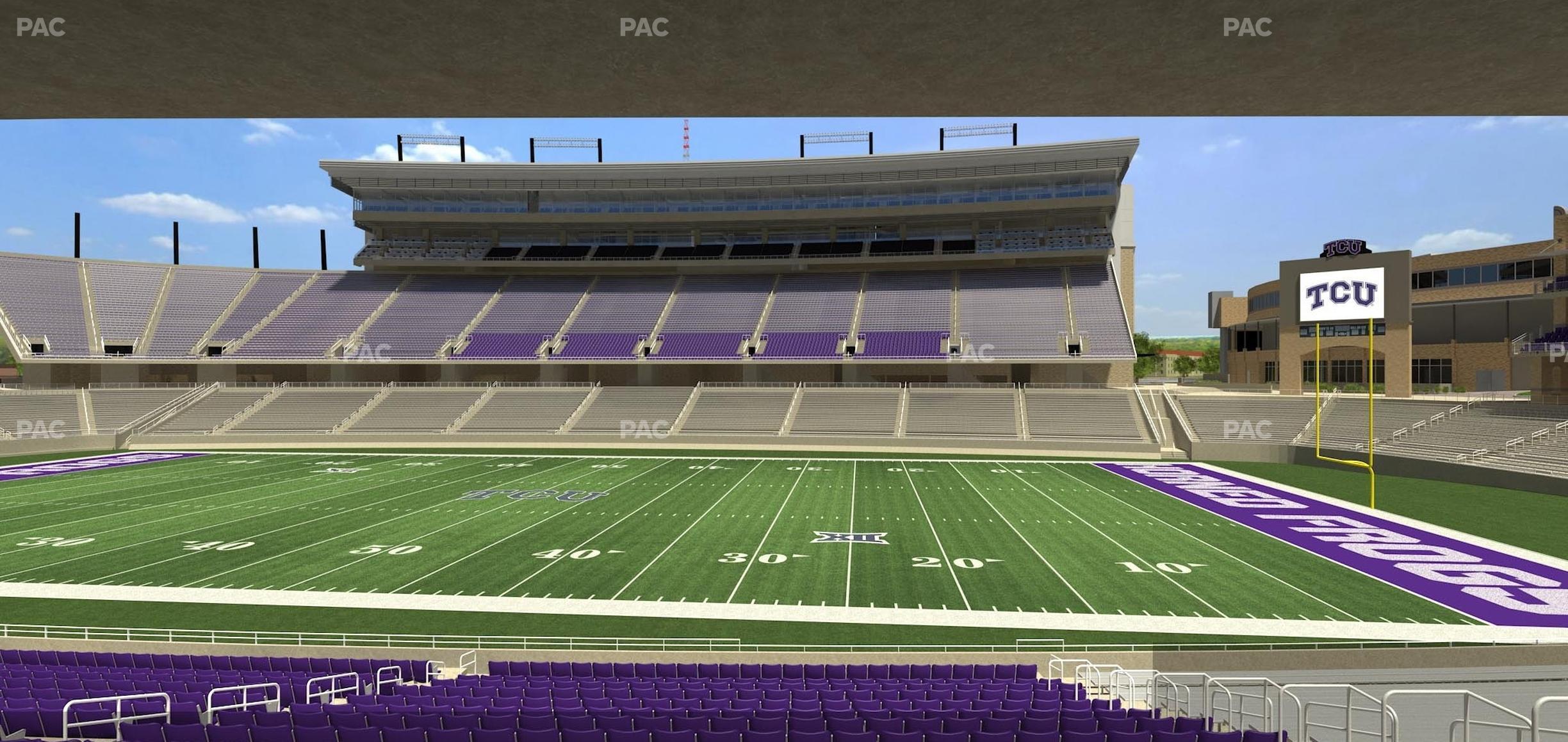 Seating view for Amon G Carter Stadium Section Founders Suite 1