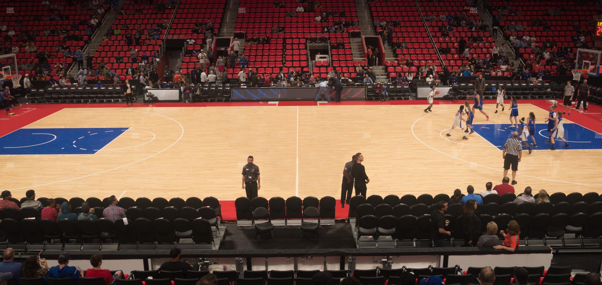 Seating view for Little Caesars Arena Section 109