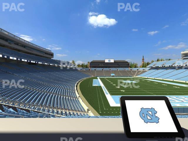 Seating view for Kenan Memorial Stadium Section 133