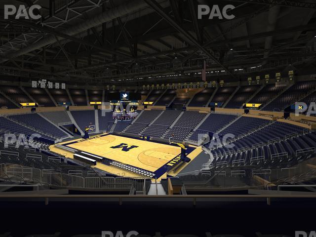 Seating view for Crisler Center Section 219