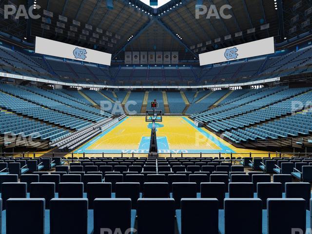 Seating view for Dean Smith Center Section 117